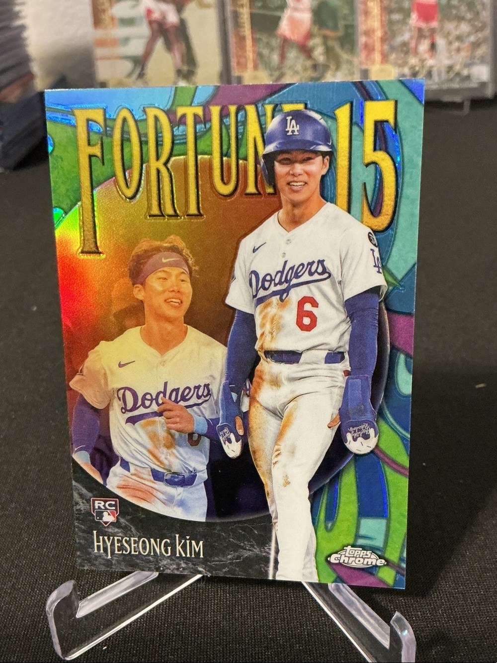 Hyesung Kim Dodgers Fortune 15 Baseball Card - Multicolor